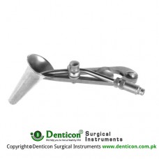 Roschke Anal Retractor With Fiber Optic Illumination Stainless Steel, Blade Size 70 x 30 mm
